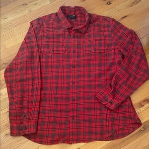 Filson Mens Cotton Flannel Plaid Shirt XXL